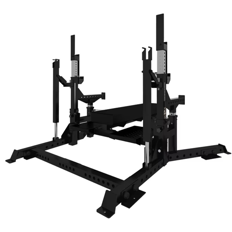Heavy Equipment Gym - อุปกรณ์ออกกำลังกายที่บ้าน ชุดยกน้ำหนักแบบปรับได้ เบาะยกน้ำหนักแบบ Heavy Duty พร้อมชั้นวางแบบ
