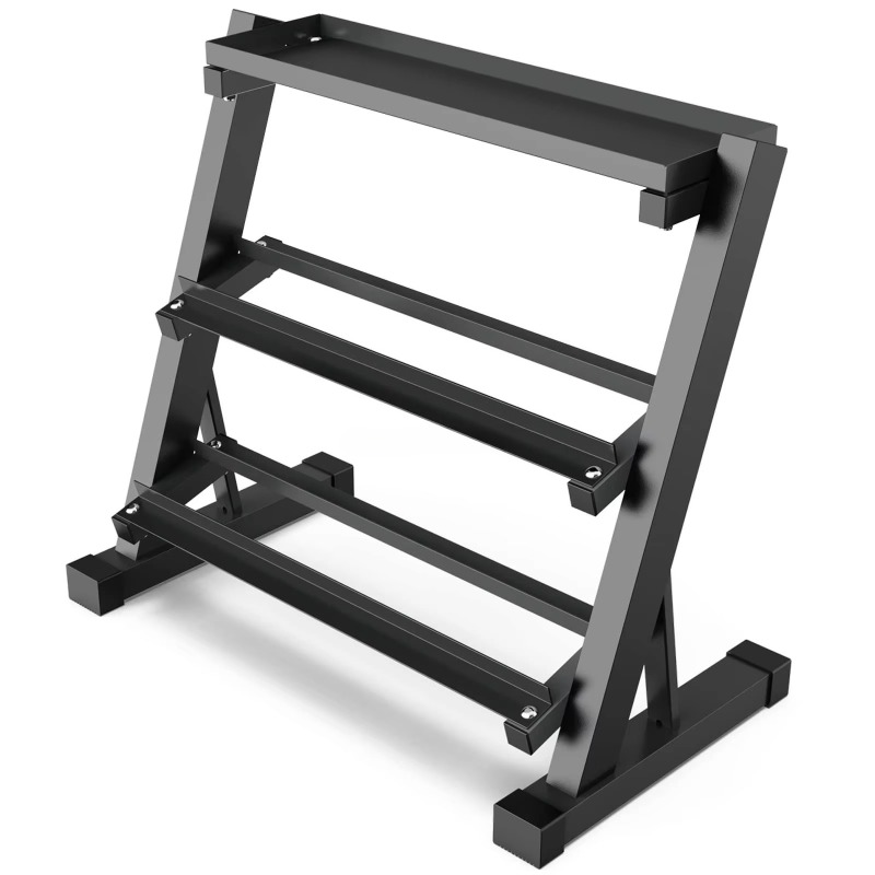 Heavy Equipment Gym - ชั้นวางดัมเบล 3 ชั้น ความจุ 8 คู่