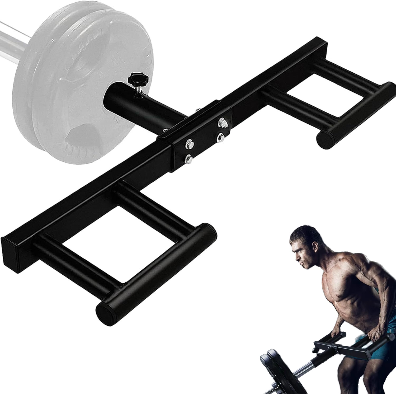 Heavy Equipment Gym - อุปกรณ์เสริมด้ามจับ Viking Press Landmine สำหรับบาร์เบลขนาด 2