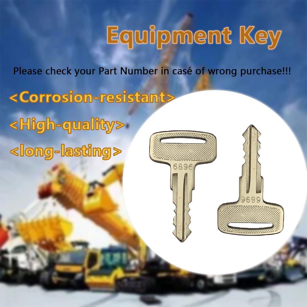 Heavy Equipment Rollers - กุญแจสตาร์ทเครื่องจักรกลหนัก 6896 จำนวน 1/5/10/30/50 ชิ้น รุ่น