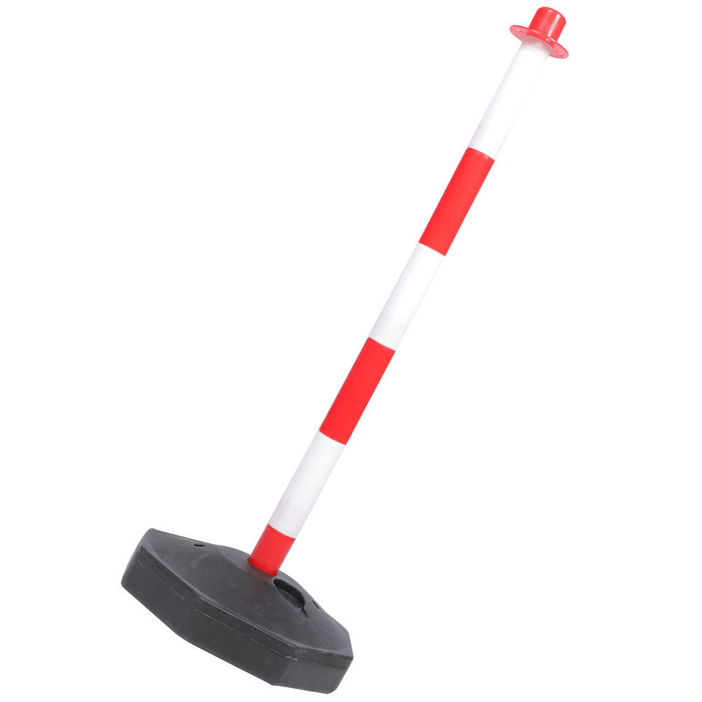 1 ชิ้น เสาเตือนสีแดงขาว ป้ายบอ - Road Traffic Cone บทวิจารณ์และราคา
