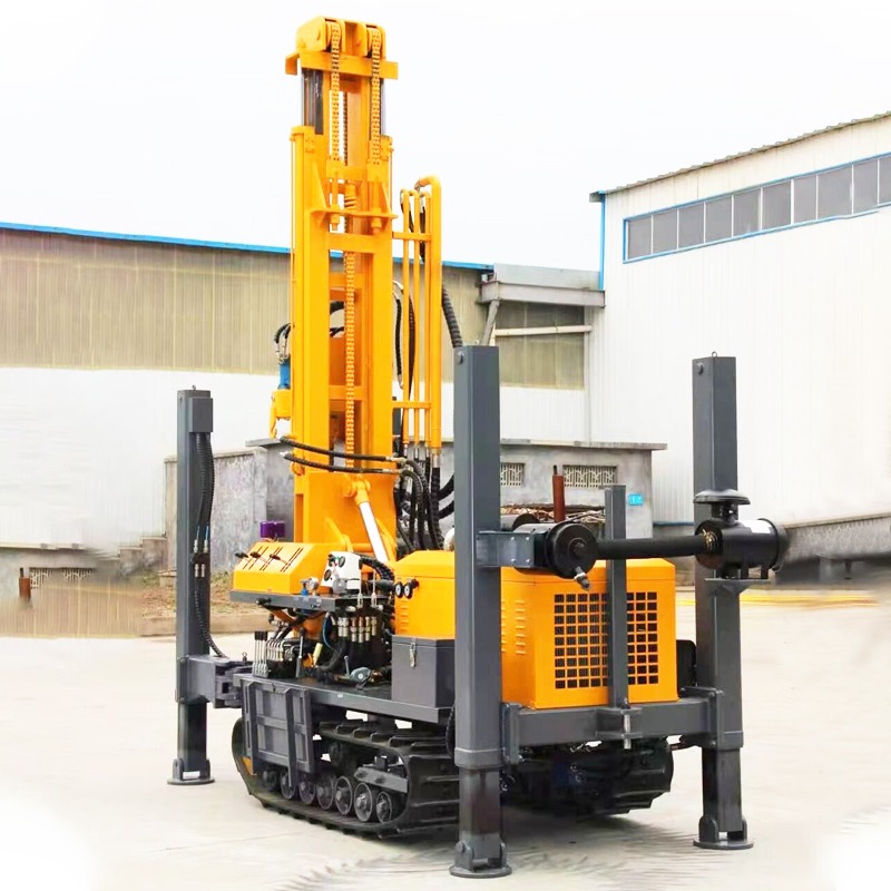 เครื่องเจาะบ่อน้ำแบบตีนตะขาบสำ - Heavy Equipment Drilling Rig บทวิจารณ์และราคา
