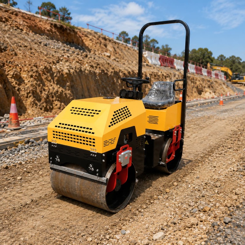 รถบดถนนแบบสั่นสะเทือนสองล้อ สำ - Heavy Equipment Rollers บทวิจารณ์และราคา