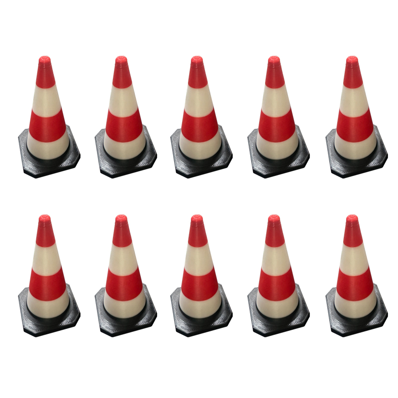 โมเดลกรวยจราจรขนาดเล็กสูง 70 ม - Road Traffic Cone บทวิจารณ์และราคา