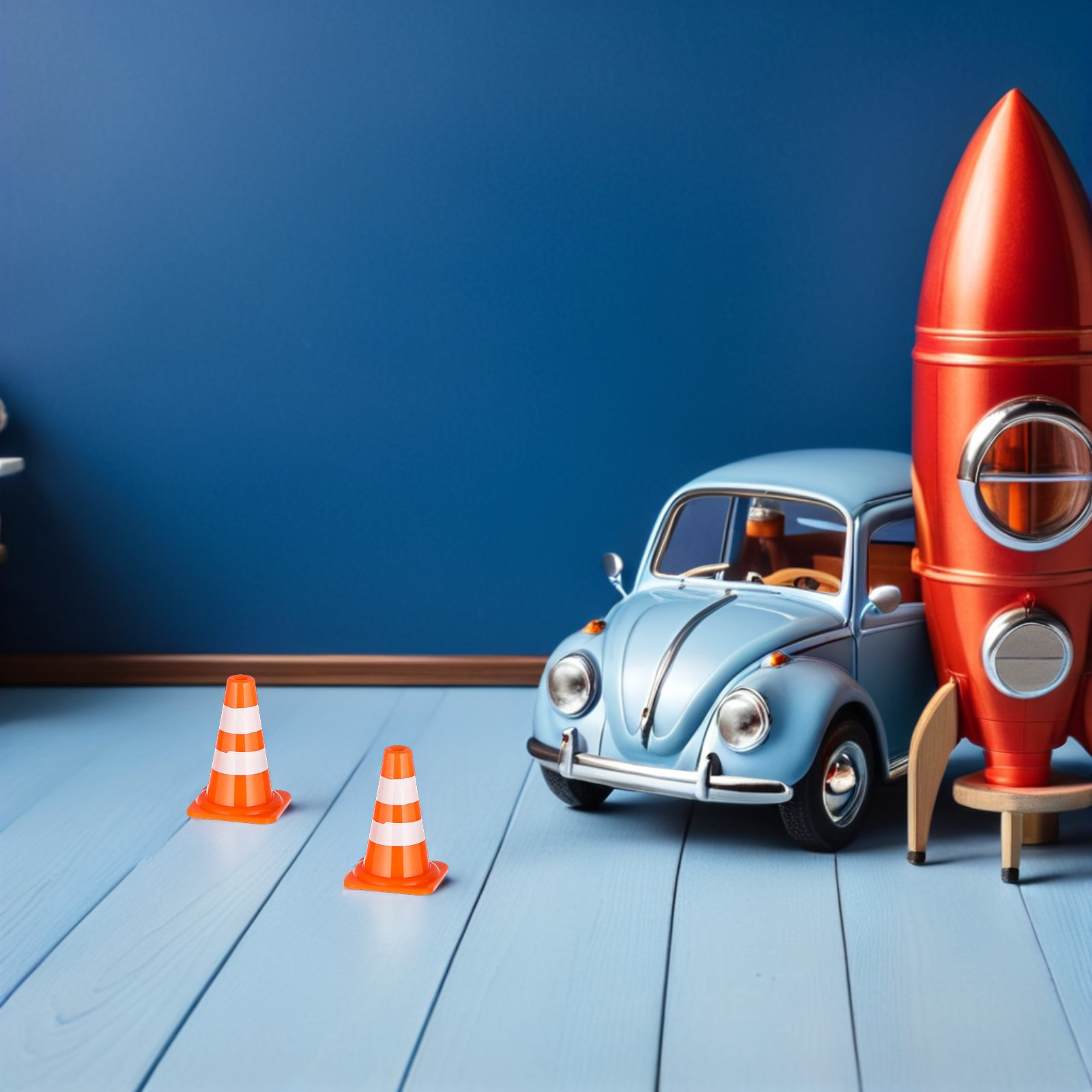 48 ชิ้น กรวยจราจรสีส้มขนาดเล็ก - Road Traffic Cone บทวิจารณ์และราคา