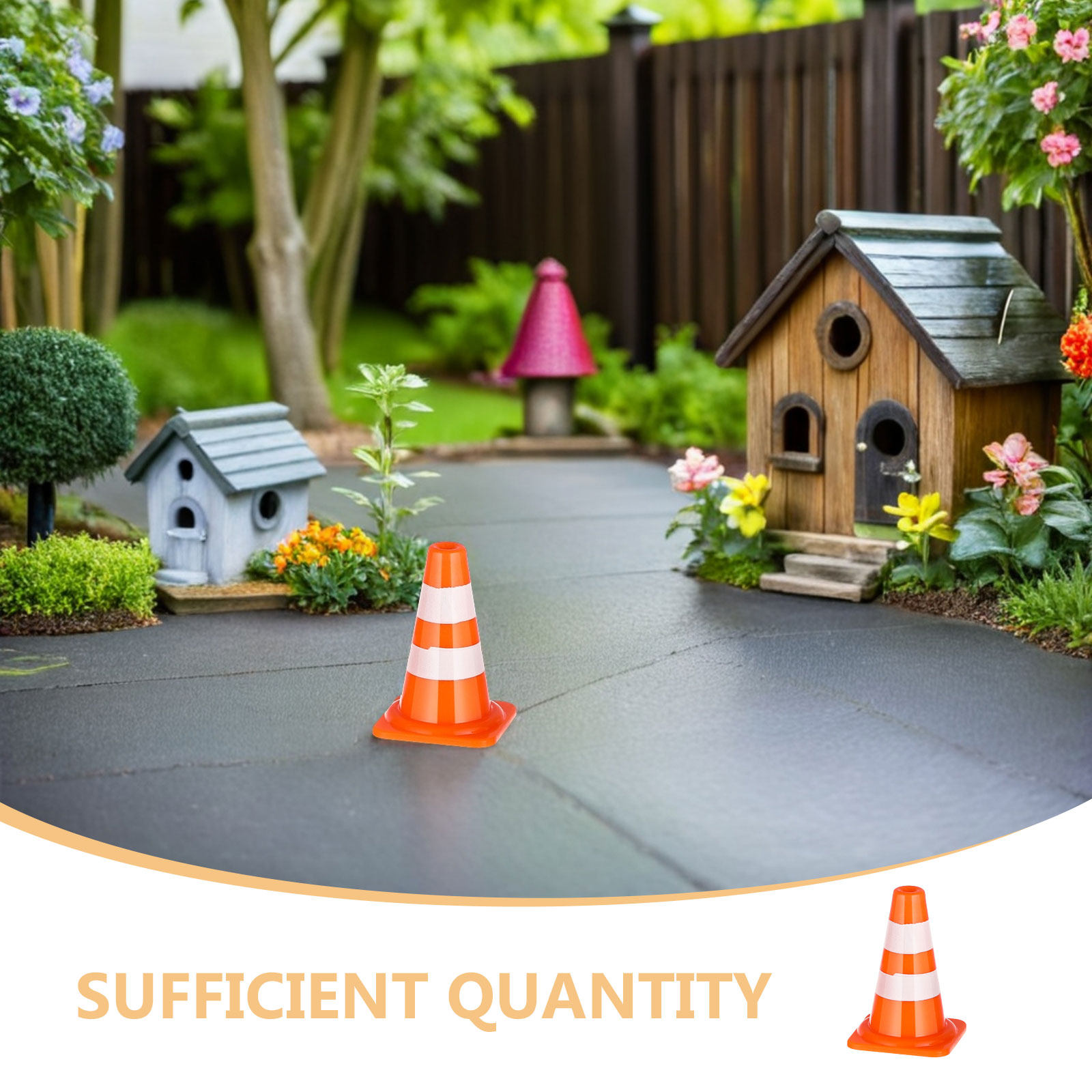 48 ชิ้น กรวยจราจรสีส้มขนาดเล็ก - Road Traffic Cone บทวิจารณ์และราคา