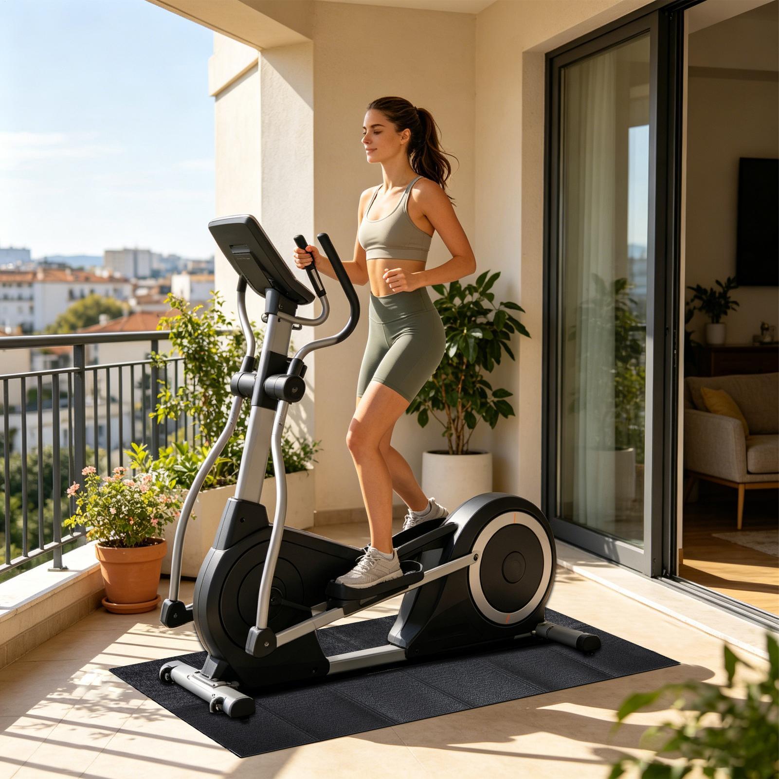 แผ่นรองลู่วิ่งไฟฟ้าแบบหนา กันน - Heavy Equipment Gym บทวิจารณ์และราคา