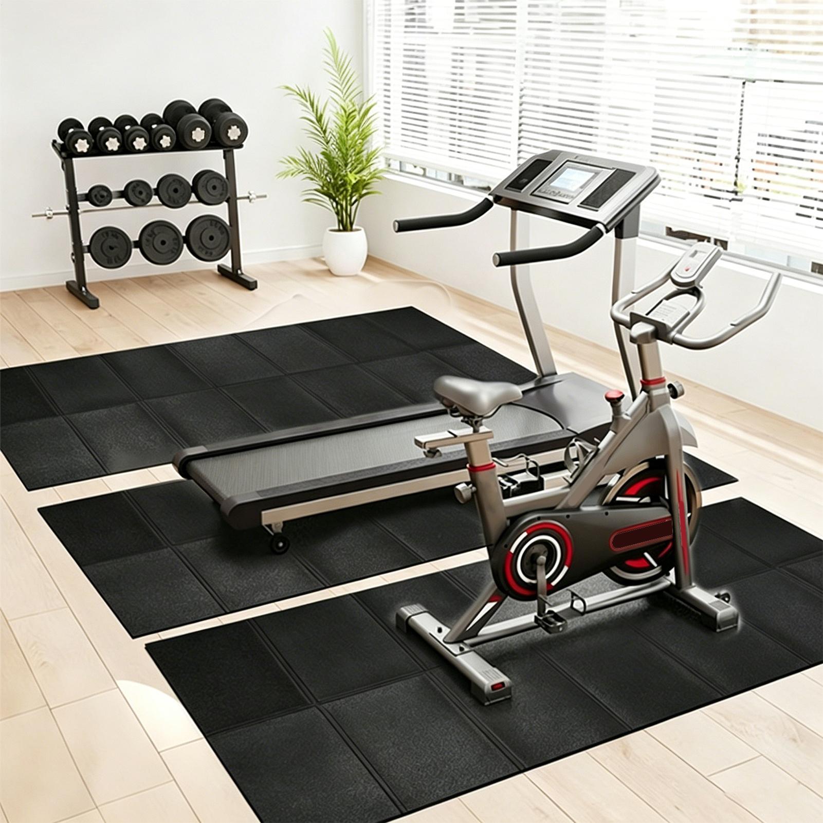 แผ่นรองลู่วิ่งไฟฟ้าแบบหนา กันน - Heavy Equipment Gym บทวิจารณ์และราคา