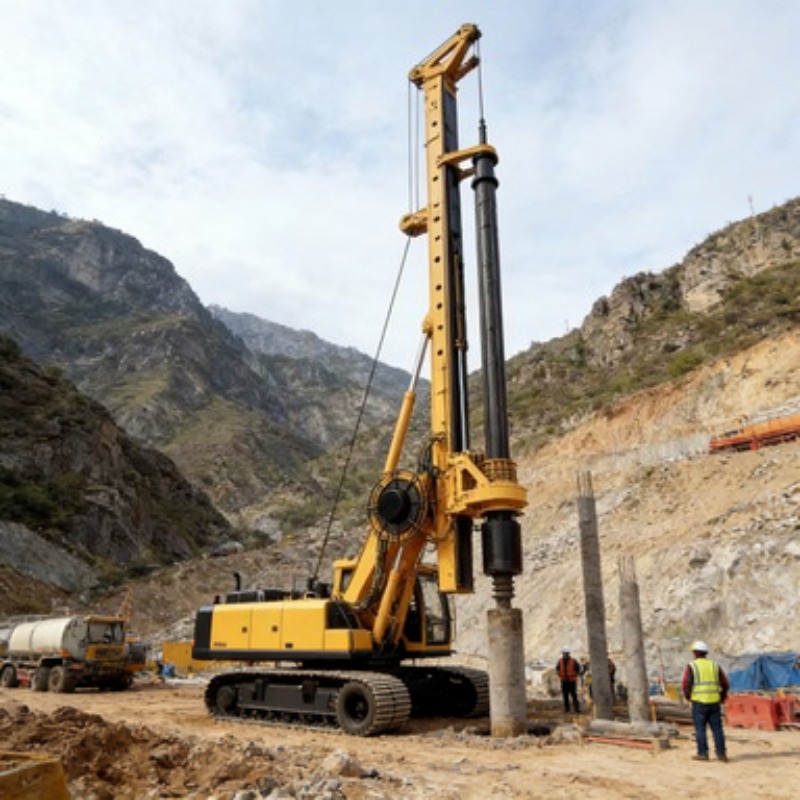 เครื่องเจาะแบบหมุนกำลังสูง 240 - Heavy Equipment Drilling Rig บทวิจารณ์และราคา