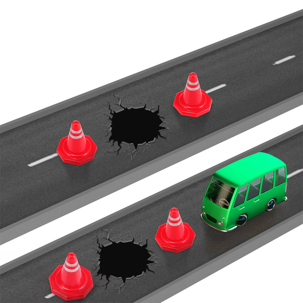 กรวยจราจรขนาดเล็ก 24 ชิ้น สีแด - Road Traffic Cone บทวิจารณ์และราคา