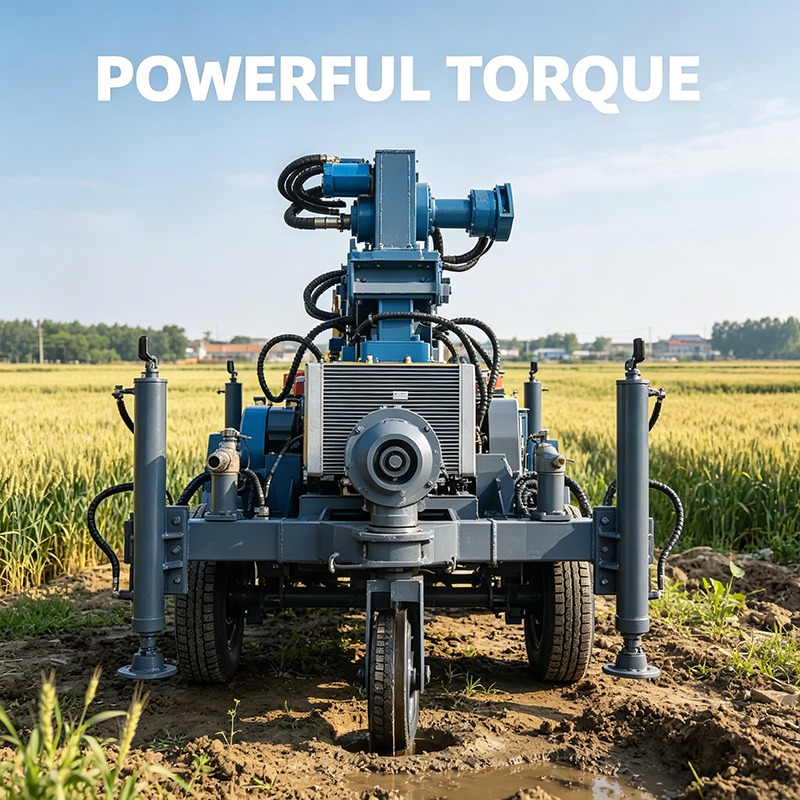 เครื่องเจาะบ่อน้ำแบบตีนตะขาบสำ - Heavy Equipment Drilling Rig บทวิจารณ์และราคา