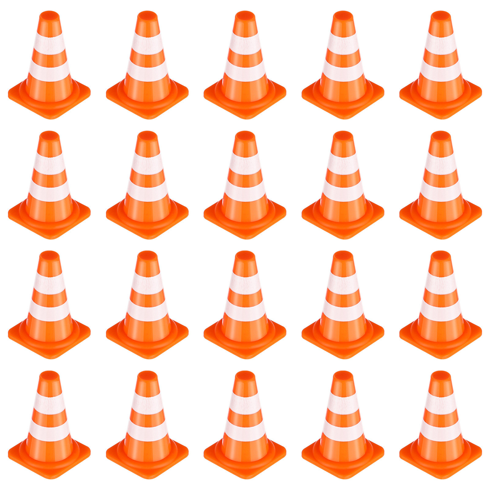 ชุดกรวยจราจรขนาดเล็ก 50 ชิ้น ส - Road Traffic Cone บทวิจารณ์และราคา