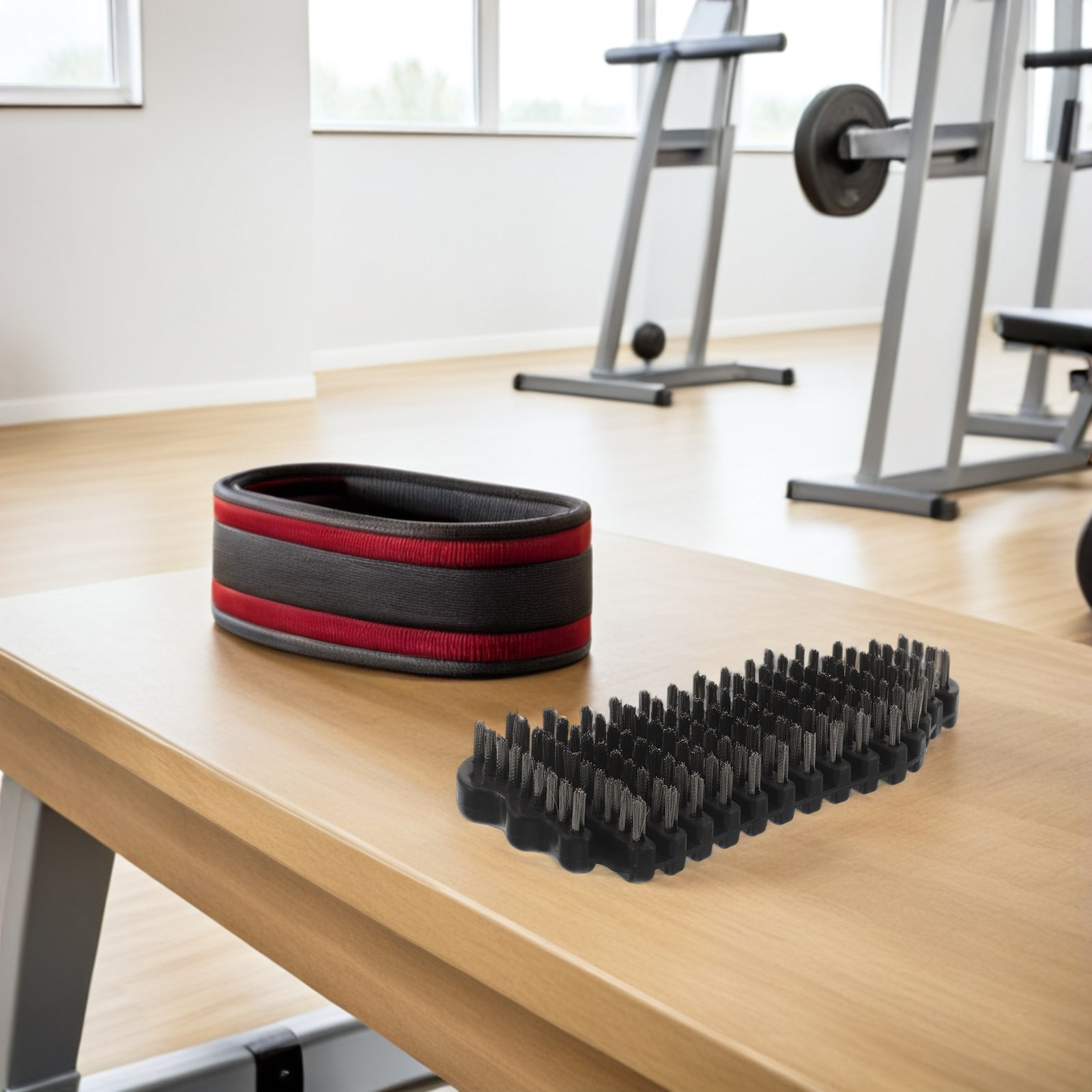 แปรงลวดเหล็กสำหรับบาร์เบลแบบแข - Heavy Equipment Gym บทวิจารณ์และราคา